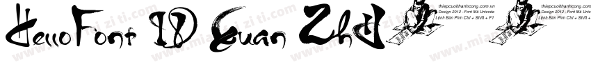 HelloFont ID Xuan Zh字体转换